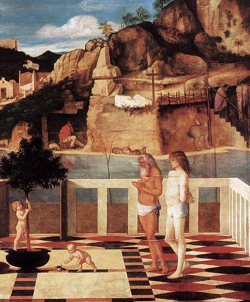Giovanni Bellini Sacred Allegory Spain oil painting art